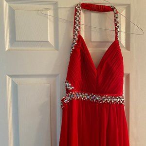 Red Prom Dress by Sequin Hearts